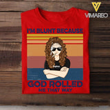PERSONALIZED I'M BLUNT BECAUSE GOD ROLLED ME THAT WAY TSHIRT QTTN2604