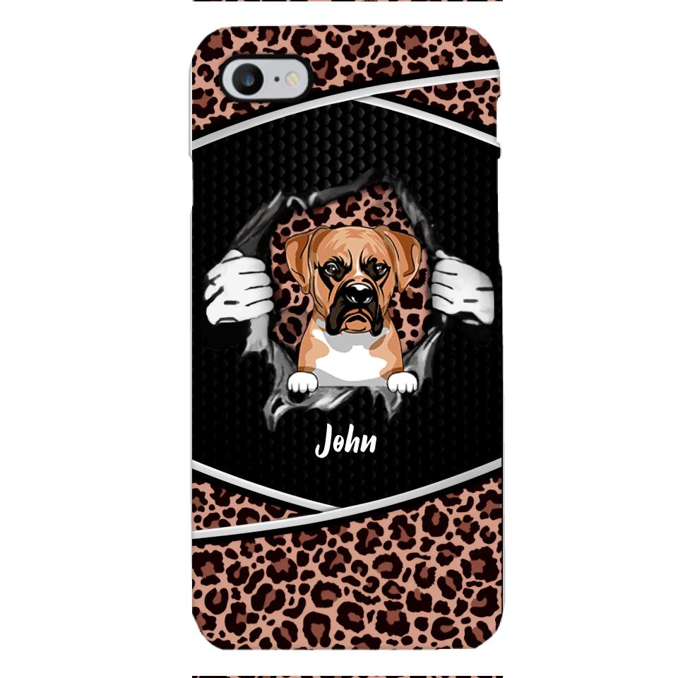Personalized Dog Lover Phone Case Printed 22APR-HC26