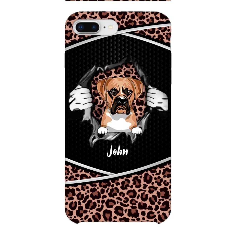 Personalized Dog Lover Phone Case Printed 22APR-HC26
