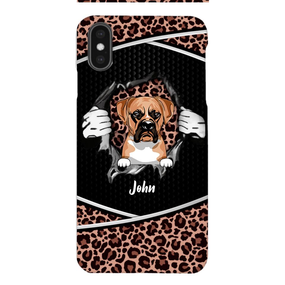 Personalized Dog Lover Phone Case Printed 22APR-HC26