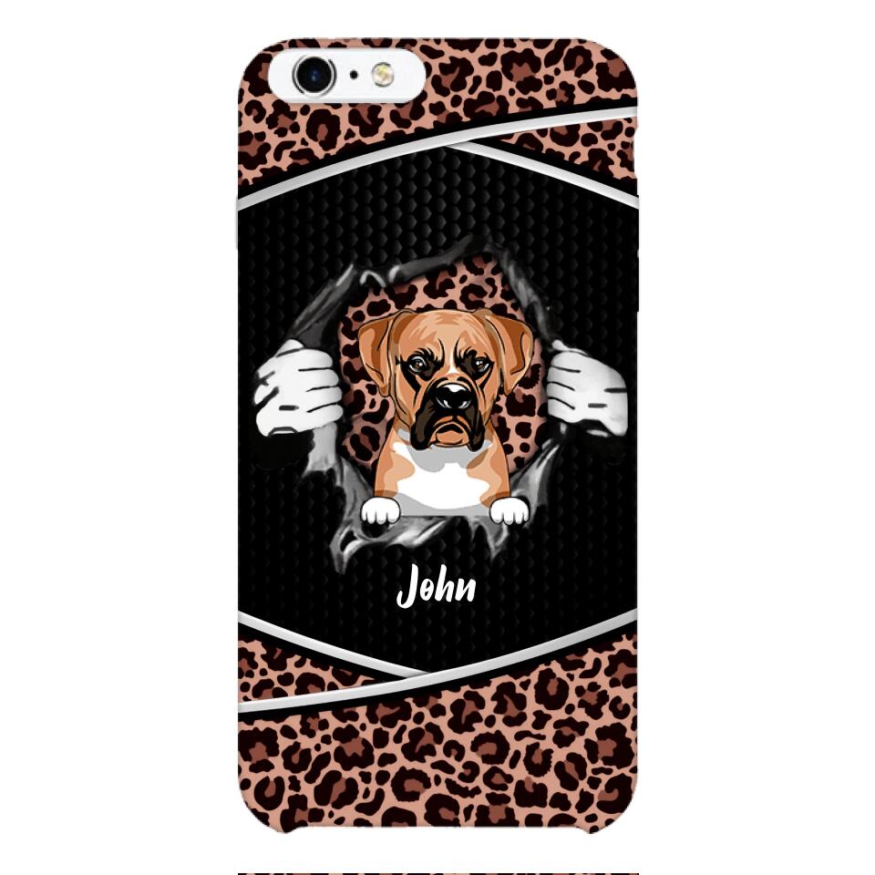 Personalized Dog Lover Phone Case Printed 22APR-HC26