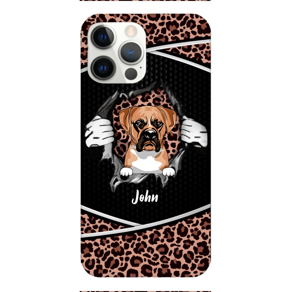 Personalized Dog Lover Phone Case Printed 22APR-HC26