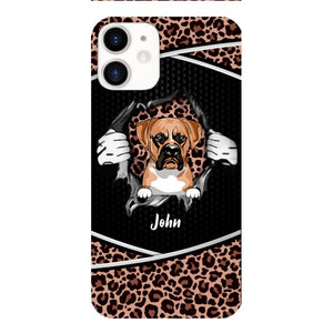 Personalized Dog Lover Phone Case Printed 22APR-HC26