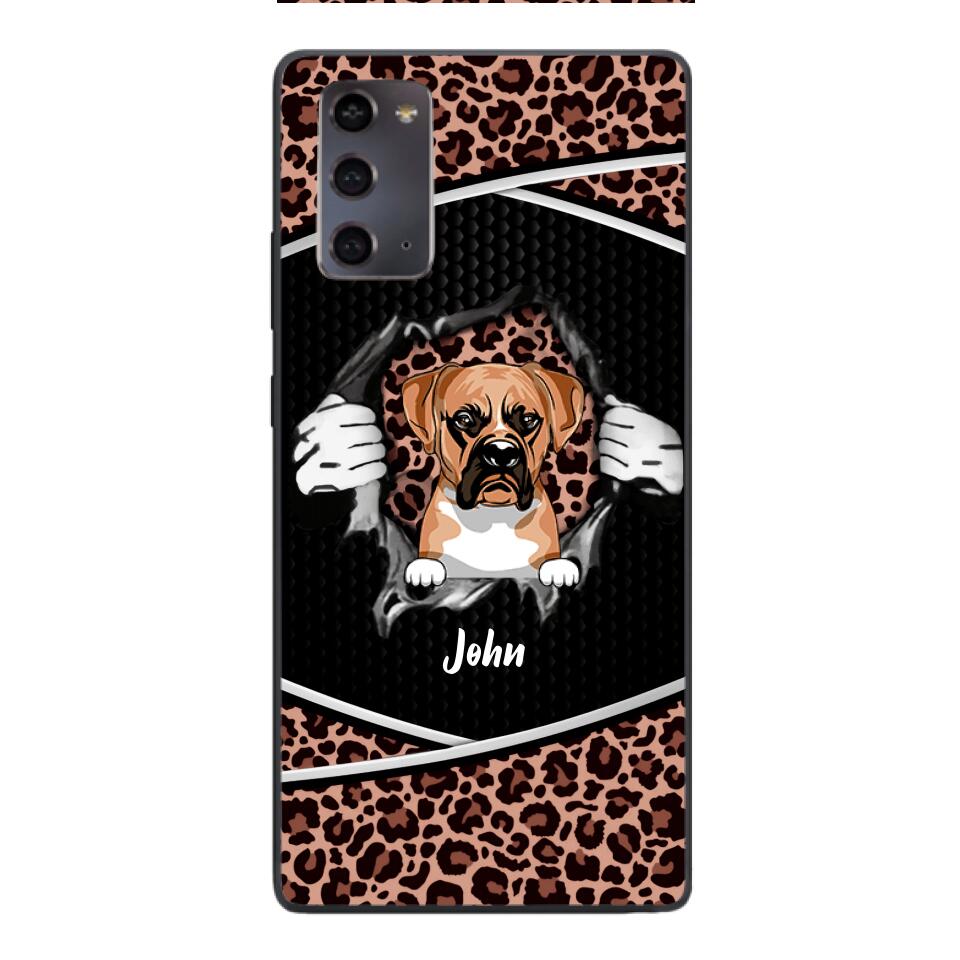 Personalized Dog Lover Phone Case Printed 22APR-HC26