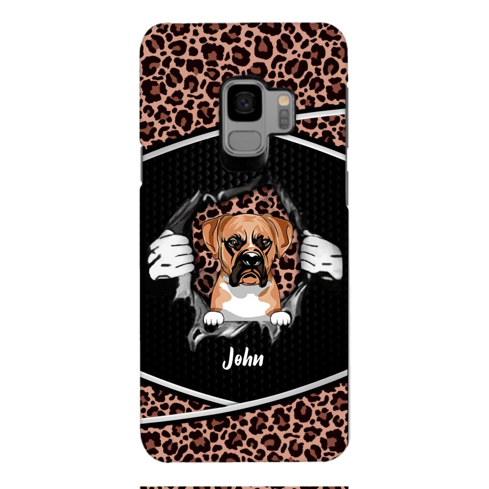 Personalized Dog Lover Phone Case Printed 22APR-HC26