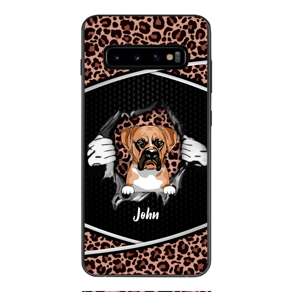 Personalized Dog Lover Phone Case Printed 22APR-HC26