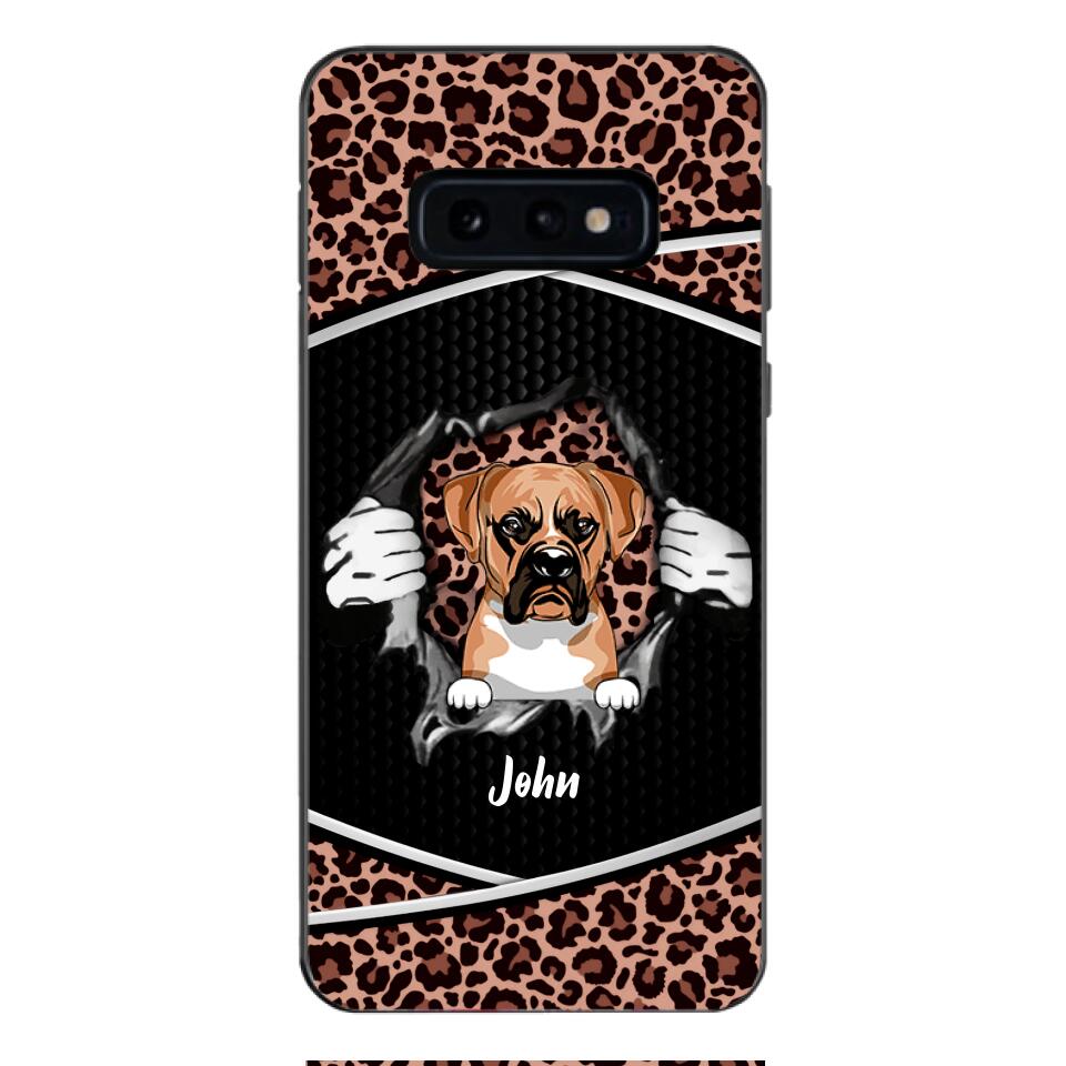 Personalized Dog Lover Phone Case Printed 22APR-HC26