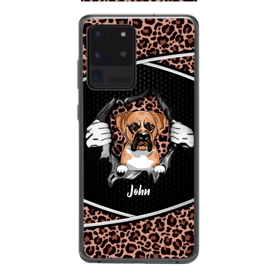 Personalized Dog Lover Phone Case Printed 22APR-HC26