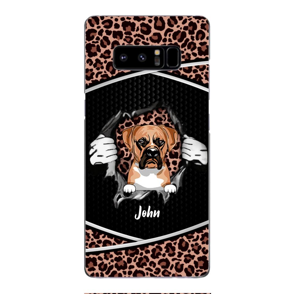 Personalized Dog Lover Phone Case Printed 22APR-HC26