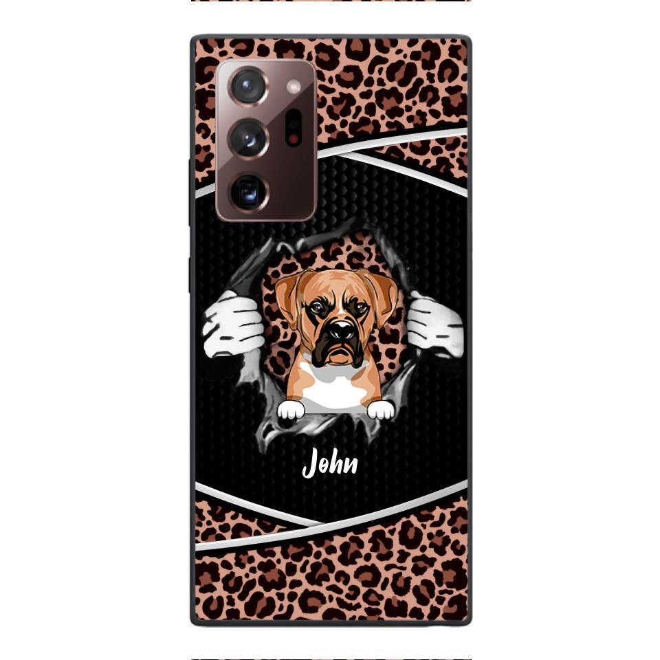 Personalized Dog Lover Phone Case Printed 22APR-HC26