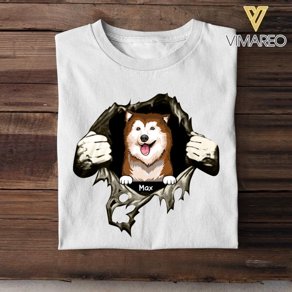 Personalized Dog Lover Tshit Printed 22APR-LN26