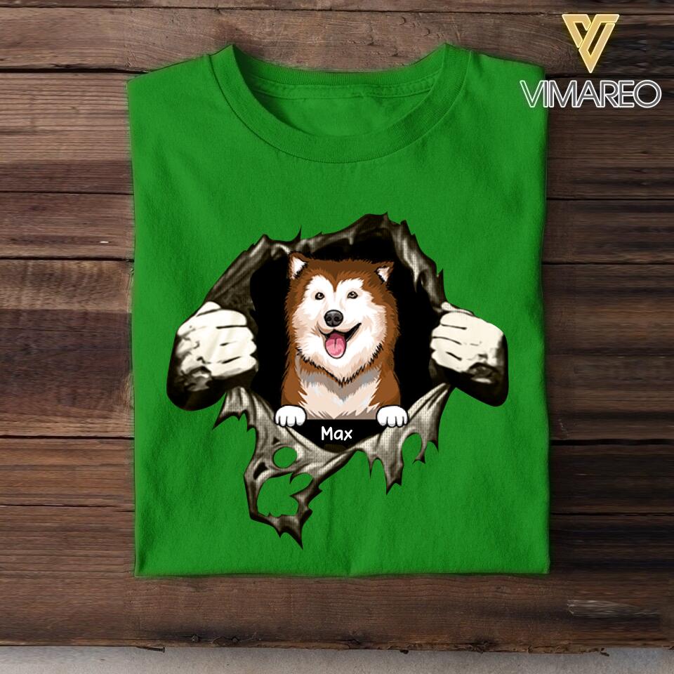 Personalized Dog Lover Tshit Printed 22APR-LN26