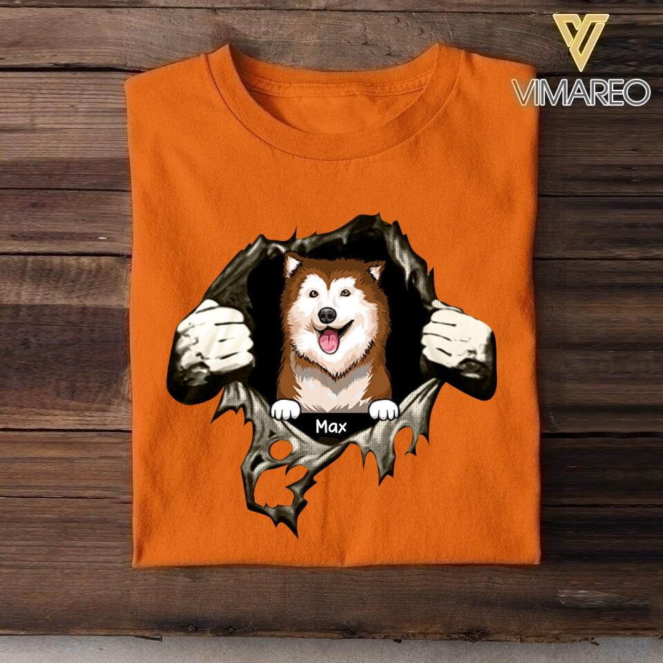 Personalized Dog Lover Tshit Printed 22APR-LN26