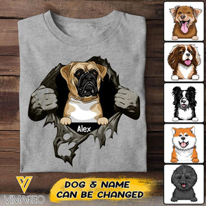 Personalized Dog Lover Tshit Printed 22APR-LN26