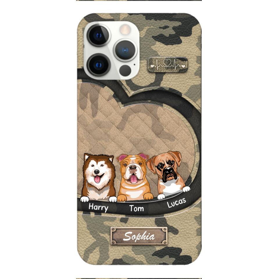 Personalized Dog Lover Phone Case Printed 22APR-HQ26