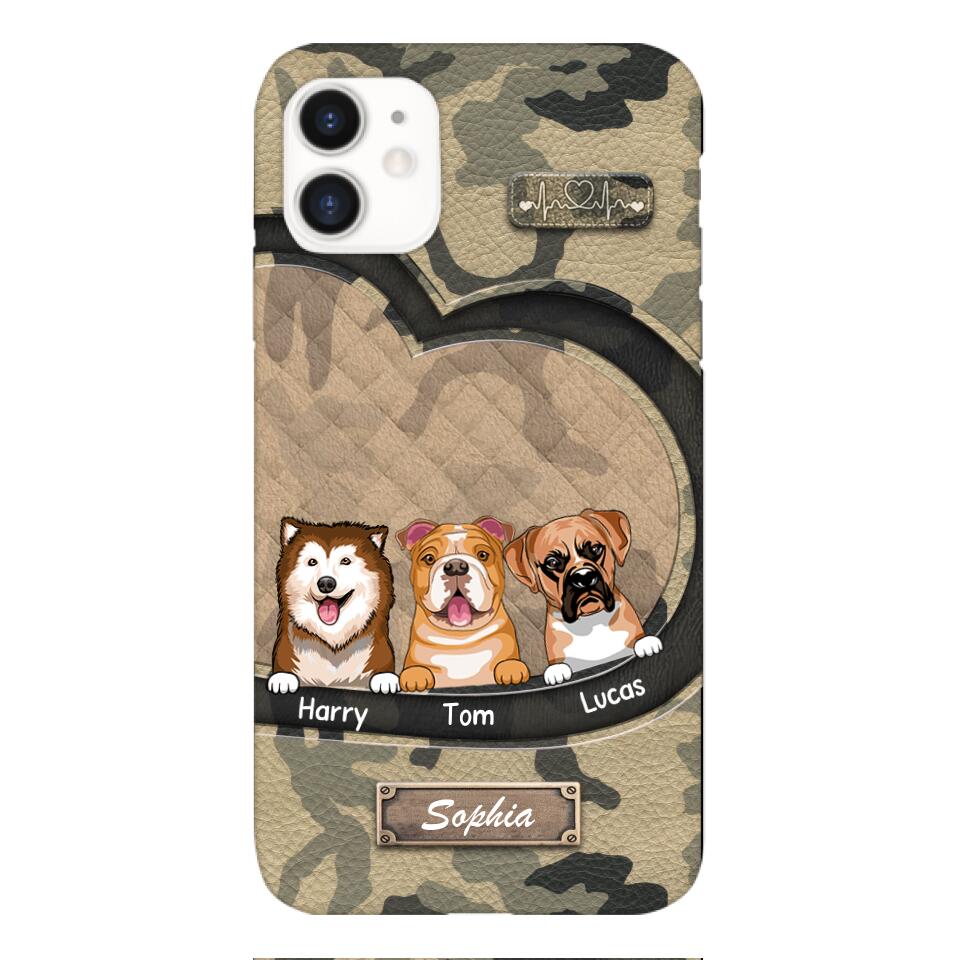 Personalized Dog Lover Phone Case Printed 22APR-HQ26