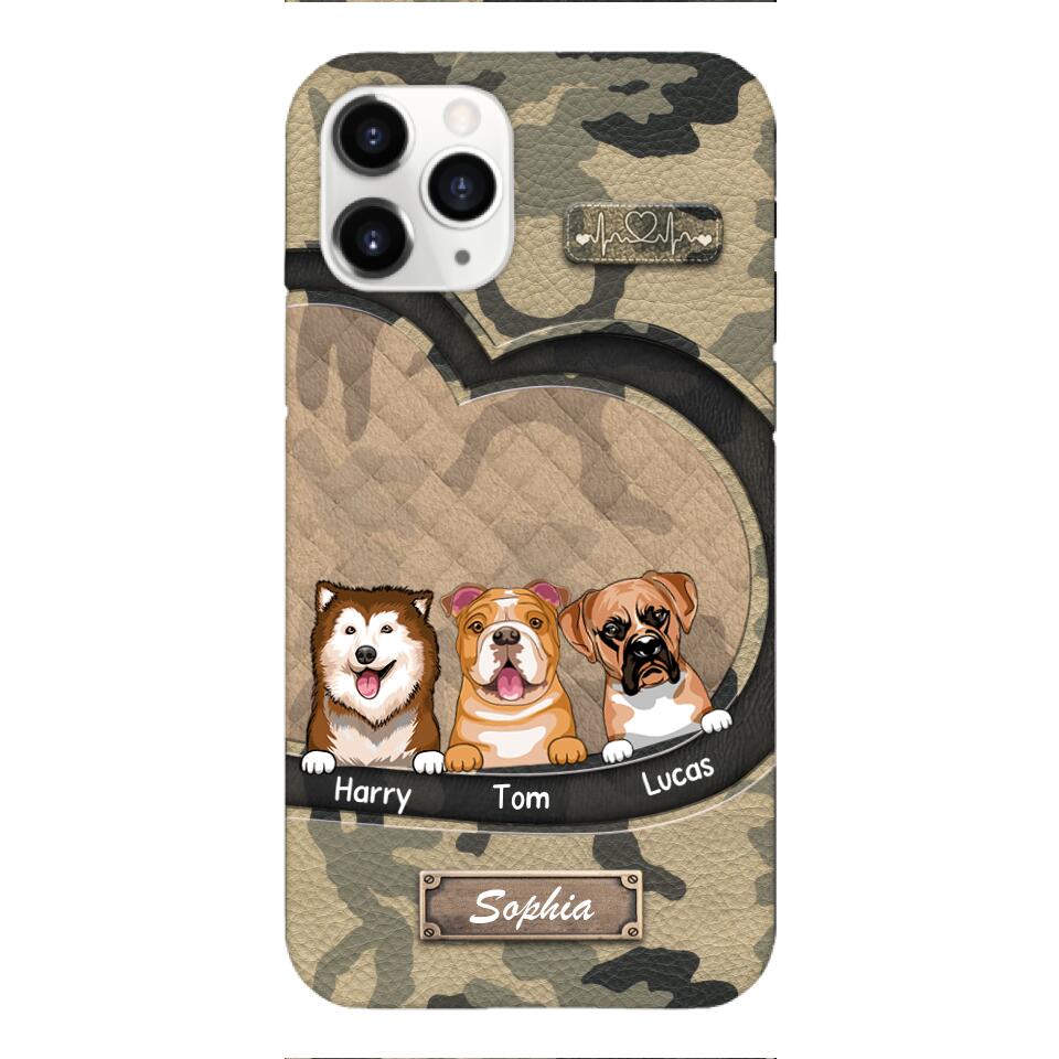 Personalized Dog Lover Phone Case Printed 22APR-HQ26