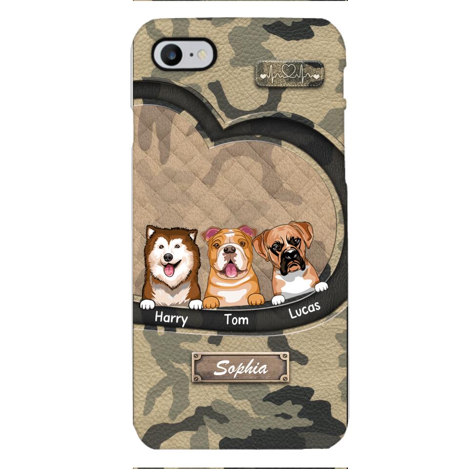 Personalized Dog Lover Phone Case Printed 22APR-HQ26