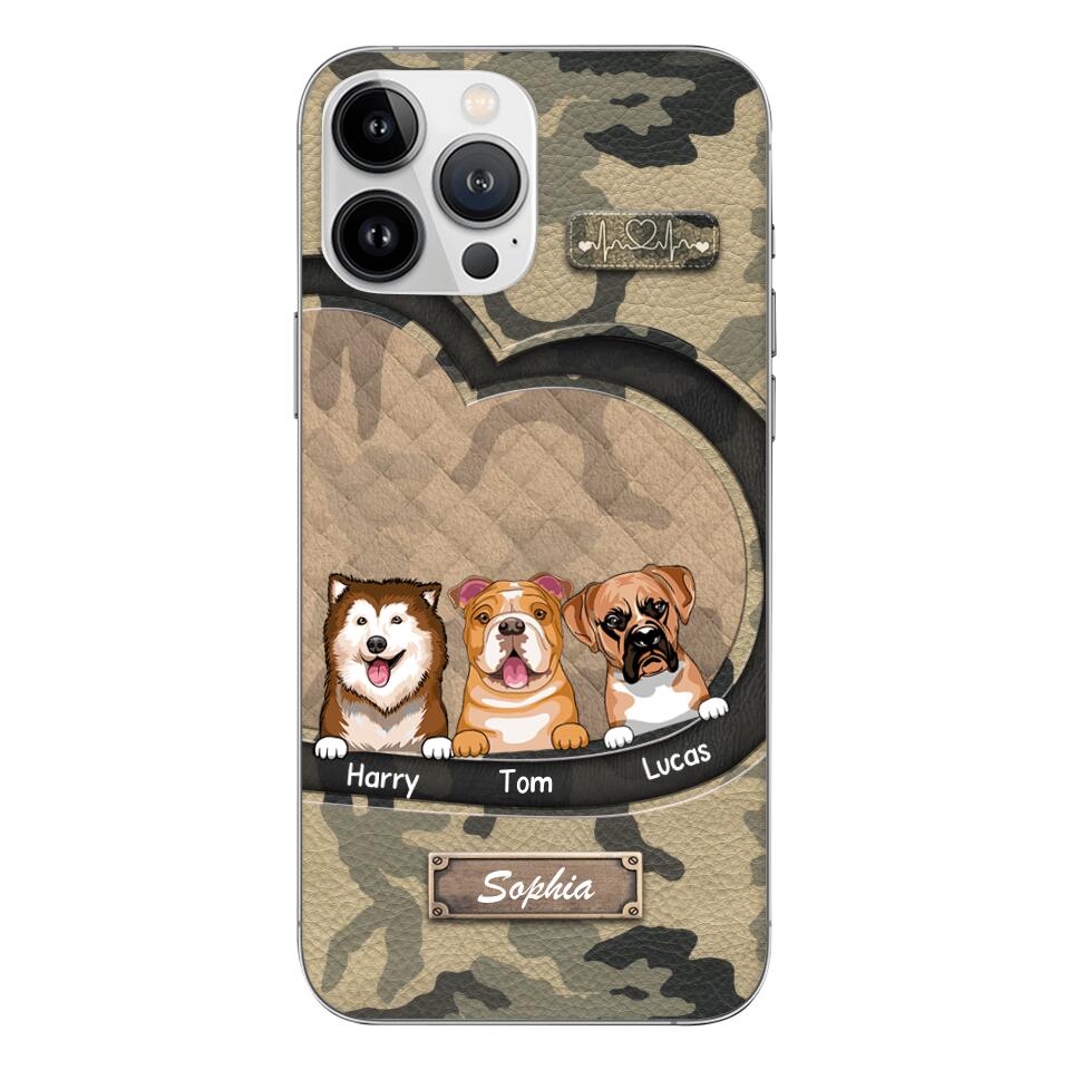 Personalized Dog Lover Phone Case Printed 22APR-HQ26