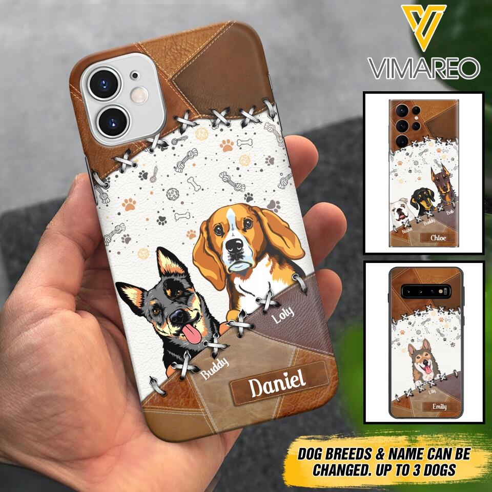 Personalized Dog Lover Phone Case Printed 22APR-DT27