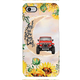 Personalized Jeep Sunflower Phone Case Printed 22APR-HC27