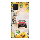 Personalized Jeep Sunflower Phone Case Printed 22APR-HC27