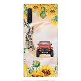 Personalized Jeep Sunflower Phone Case Printed 22APR-HC27
