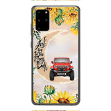 Personalized Jeep Sunflower Phone Case Printed 22APR-HC27