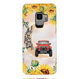 Personalized Jeep Sunflower Phone Case Printed 22APR-HC27