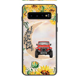 Personalized Jeep Sunflower Phone Case Printed 22APR-HC27