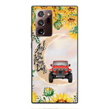 Personalized Jeep Sunflower Phone Case Printed 22APR-HC27