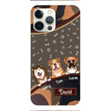 Personalized Dog Lover Camo Phone Case Printed 22APR-LN27