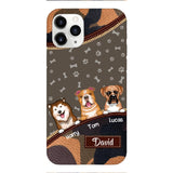 Personalized Dog Lover Camo Phone Case Printed 22APR-LN27