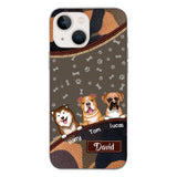 Personalized Dog Lover Camo Phone Case Printed 22APR-LN27