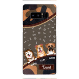 Personalized Dog Lover Camo Phone Case Printed 22APR-LN27