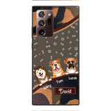 Personalized Dog Lover Camo Phone Case Printed 22APR-LN27
