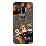 Personalized Dog Lover Camo Phone Case Printed 22APR-LN27