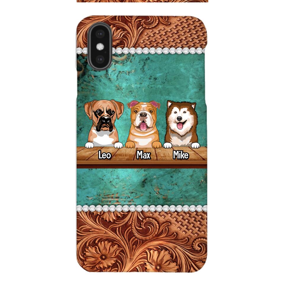 Personalized Dog Lover Phone Case Printed 22APR-HQ27