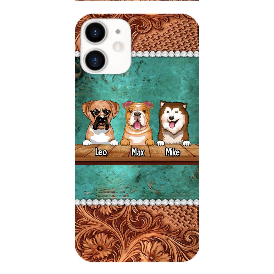 Personalized Dog Lover Phone Case Printed 22APR-HQ27