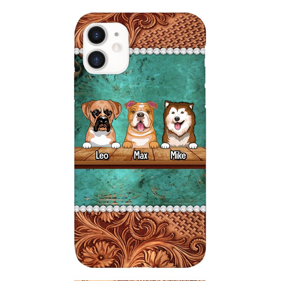 Personalized Dog Lover Phone Case Printed 22APR-HQ27