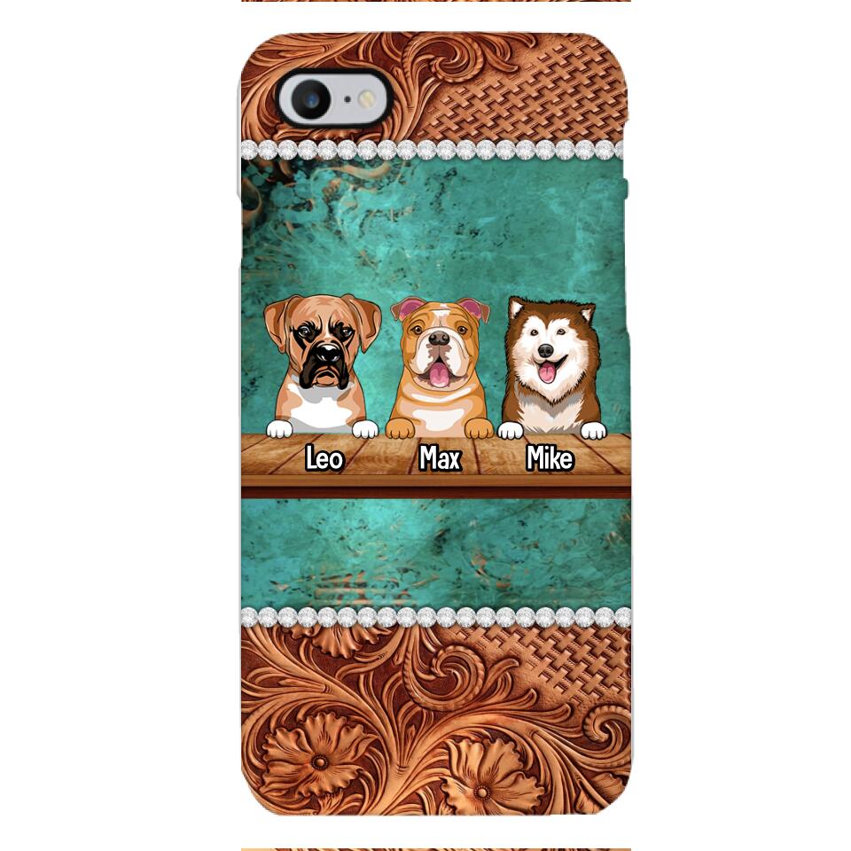 Personalized Dog Lover Phone Case Printed 22APR-HQ27