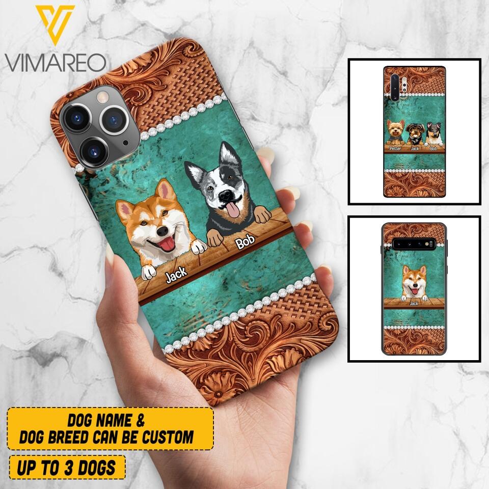 Personalized Dog Lover Phone Case Printed 22APR-HQ27