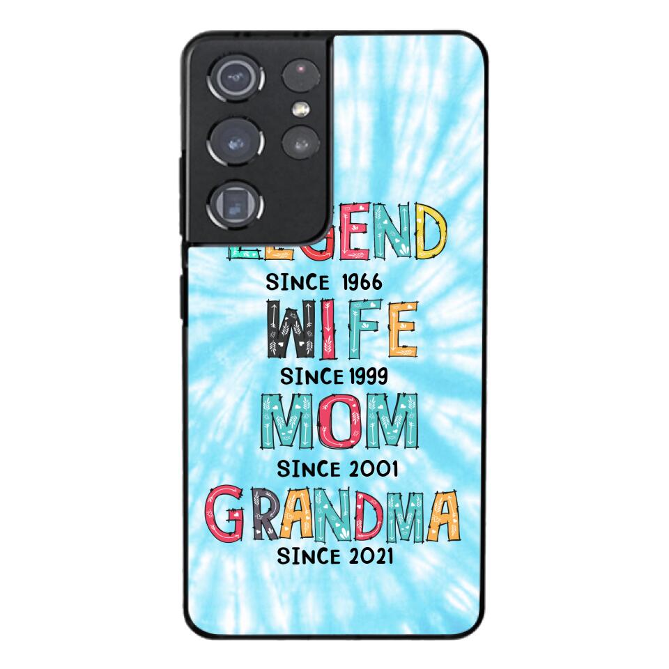 PERSONALIZED LEGEND WIFE MOM AND GRANDMA PHONECASE QTTN2804