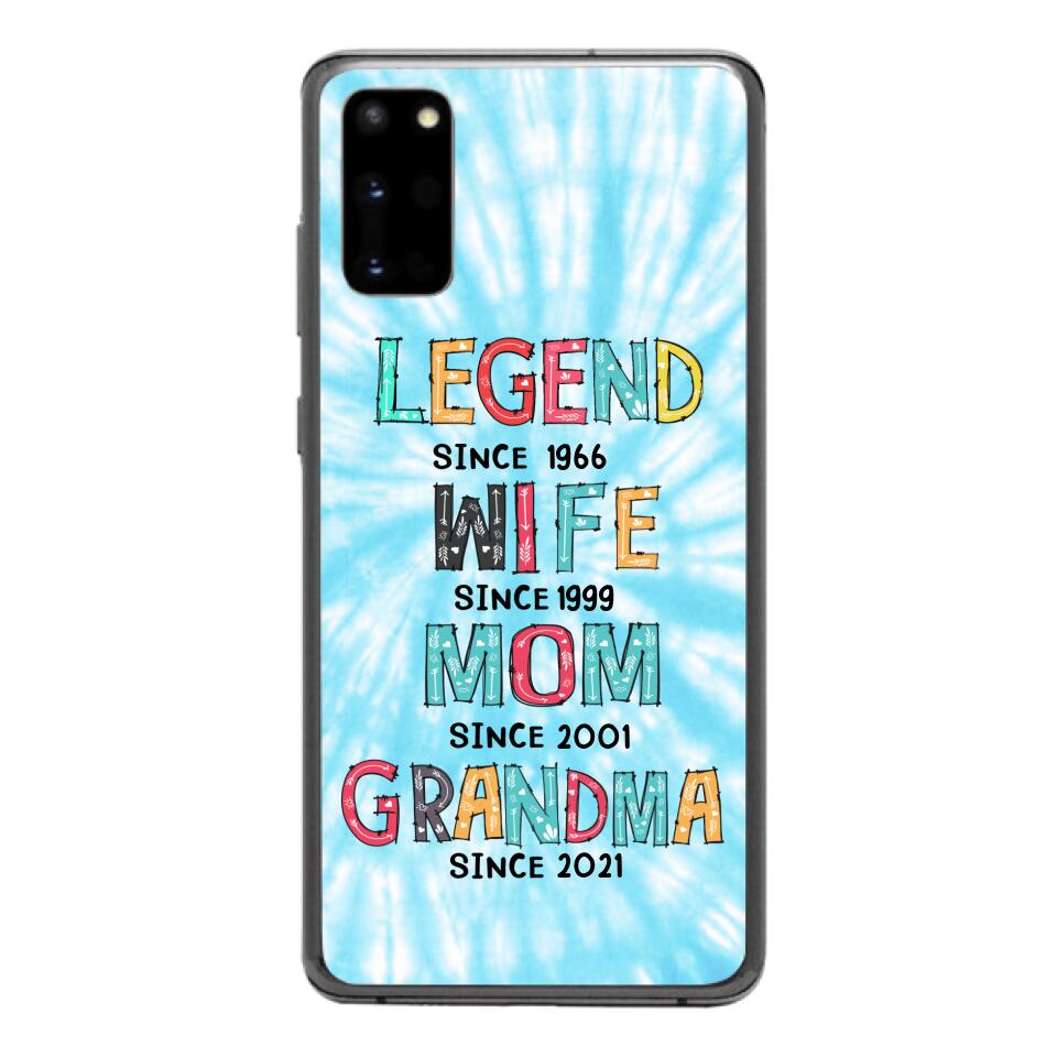 PERSONALIZED LEGEND WIFE MOM AND GRANDMA PHONECASE QTTN2804