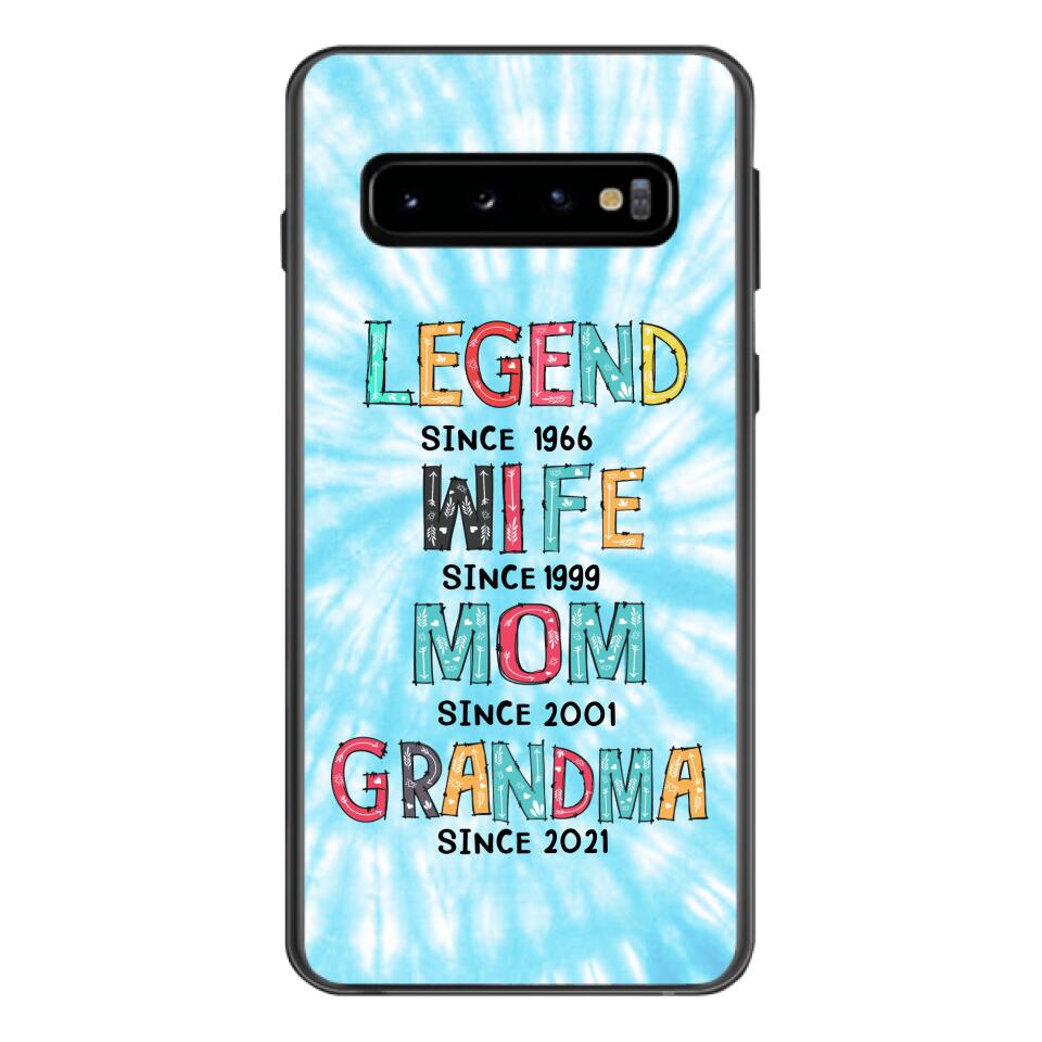 PERSONALIZED LEGEND WIFE MOM AND GRANDMA PHONECASE QTTN2804