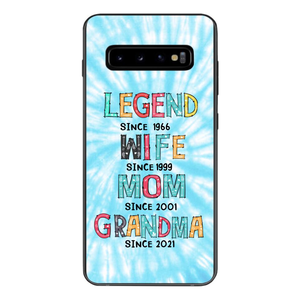 PERSONALIZED LEGEND WIFE MOM AND GRANDMA PHONECASE QTTN2804