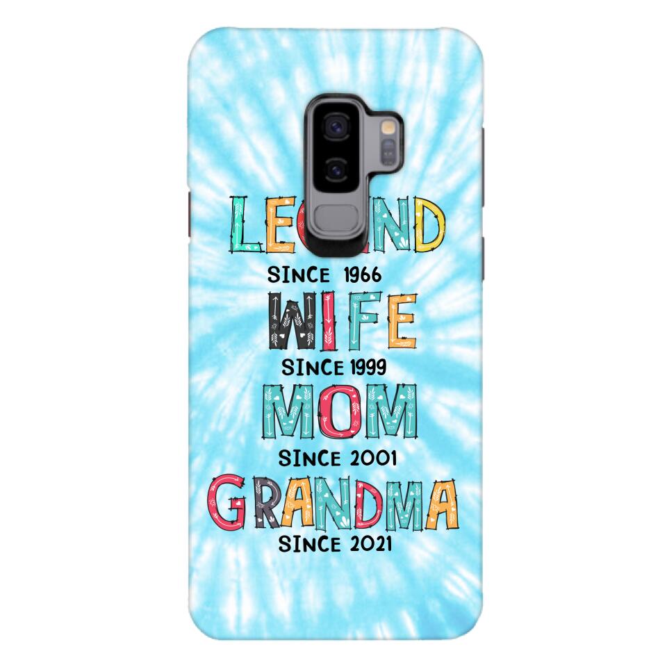 PERSONALIZED LEGEND WIFE MOM AND GRANDMA PHONECASE QTTN2804