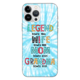 PERSONALIZED LEGEND WIFE MOM AND GRANDMA PHONECASE QTTN2804