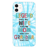 PERSONALIZED LEGEND WIFE MOM AND GRANDMA PHONECASE QTTN2804