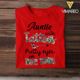 PERSONALIZED AUNTIE WITH TATTOOS PRETTY EYES AND THICK THINGS TSHIRT QTHC2804